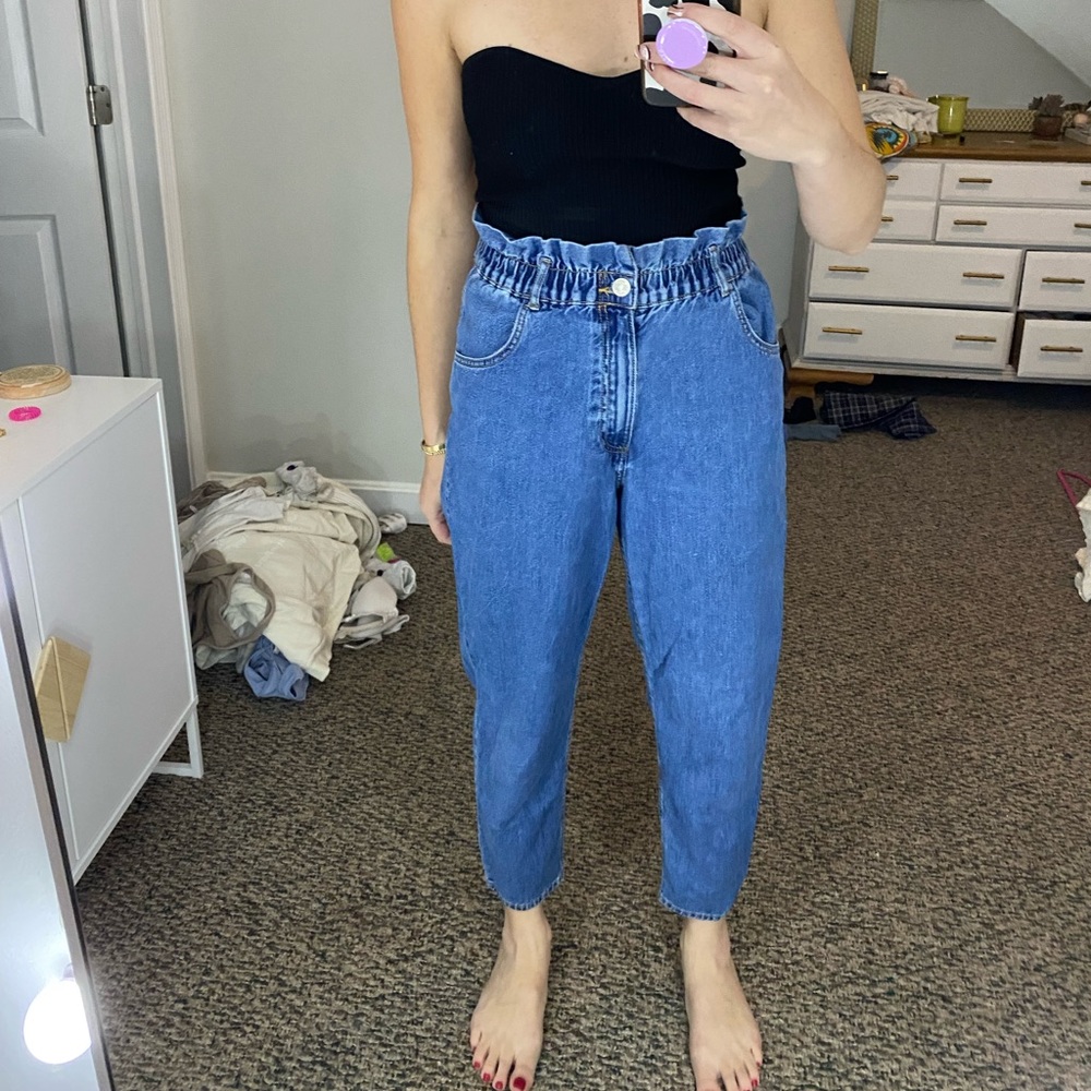 Zara Paper Bag Jeans